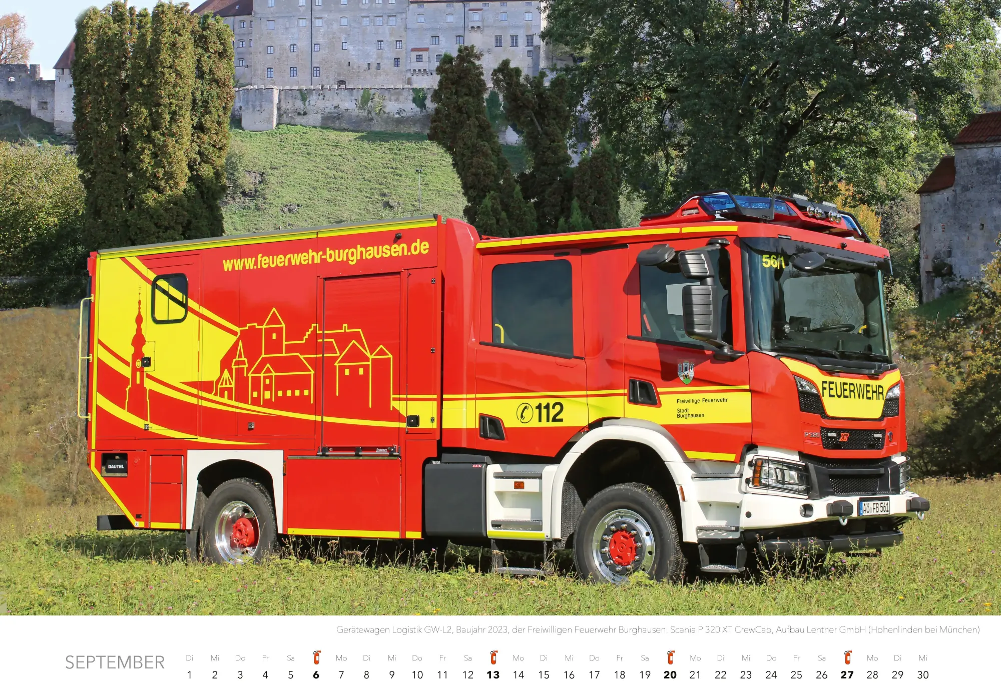 Bild: 9783966649520 | Feuerwehr Kalender 2026 Wandkalender | Hans-Joachim Profeld | Kalender