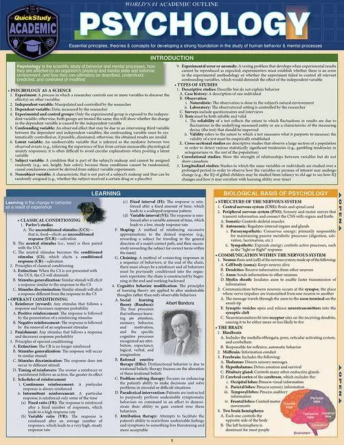 Cover: 9781423219620 | Psychology | Inc. BarCharts | Broschüre | Englisch | 2024