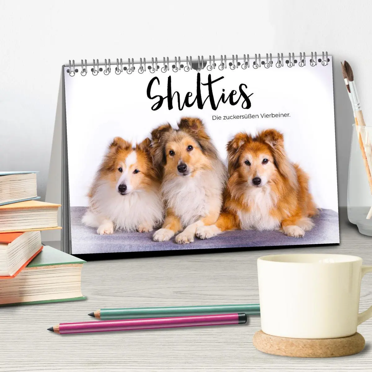 Bild: 9783457539620 | Shelties - Die zuckersüßen Vierbeiner. (Tischkalender 2026 DIN A5...