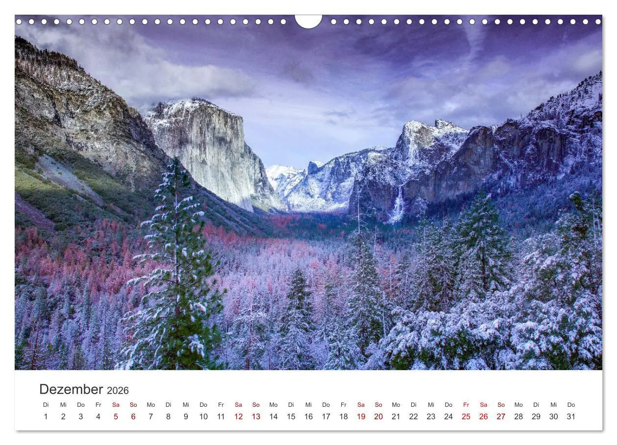 Bild: 9783457849620 | Yosemite - Nationalpark (Wandkalender 2026 DIN A3 quer), CALVENDO...