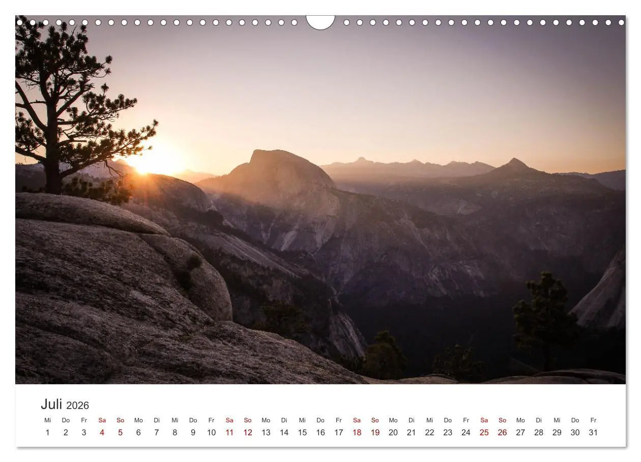 Bild: 9783457849620 | Yosemite - Nationalpark (Wandkalender 2026 DIN A3 quer), CALVENDO...