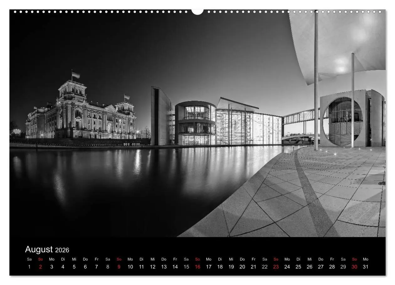 Bild: 9783516179620 | Berlin Monochrome (hochwertiger Premium Wandkalender 2026 DIN A2...