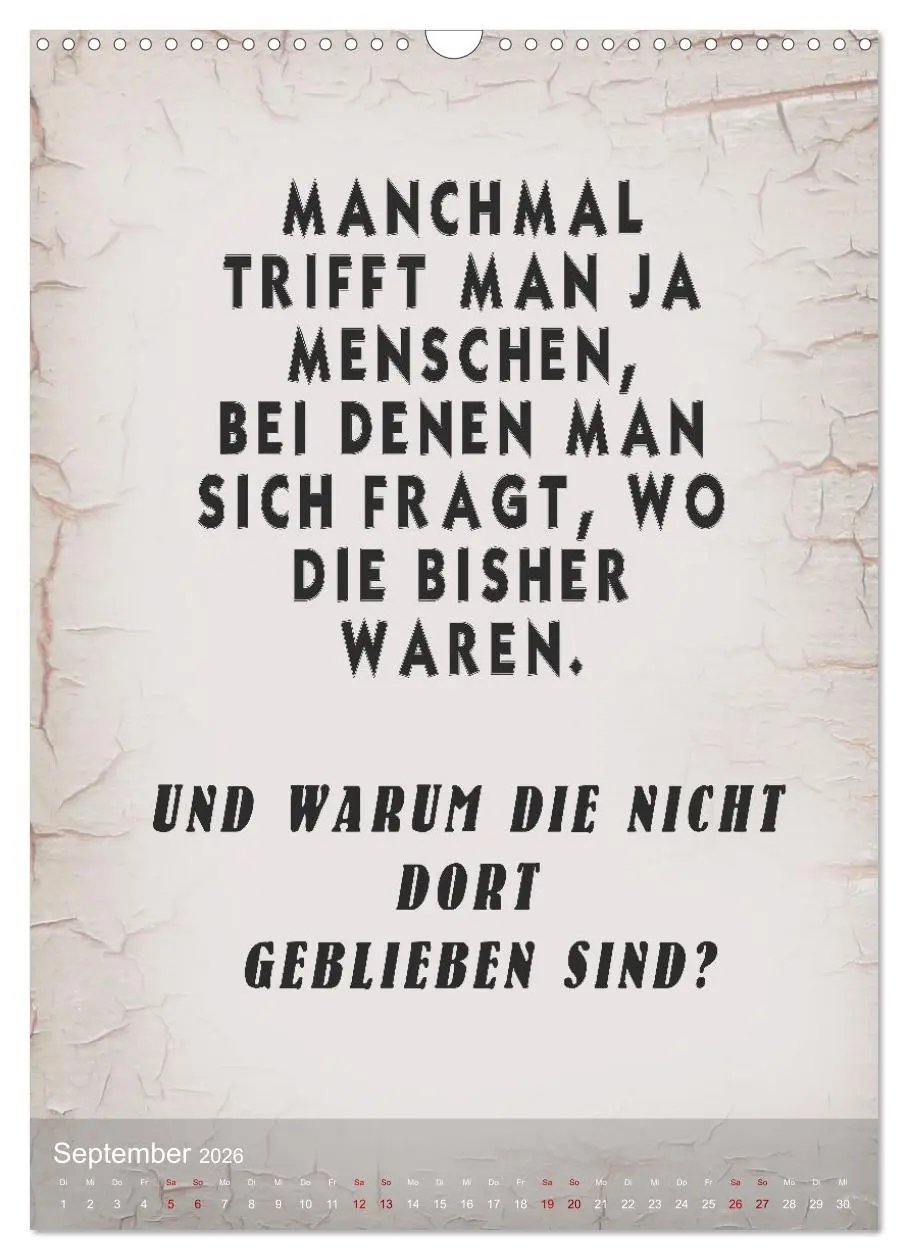 Bild: 9783516249620 | Ziemlich schlecht gelaunt (Wandkalender 2026 DIN A3 hoch), CALVENDO...