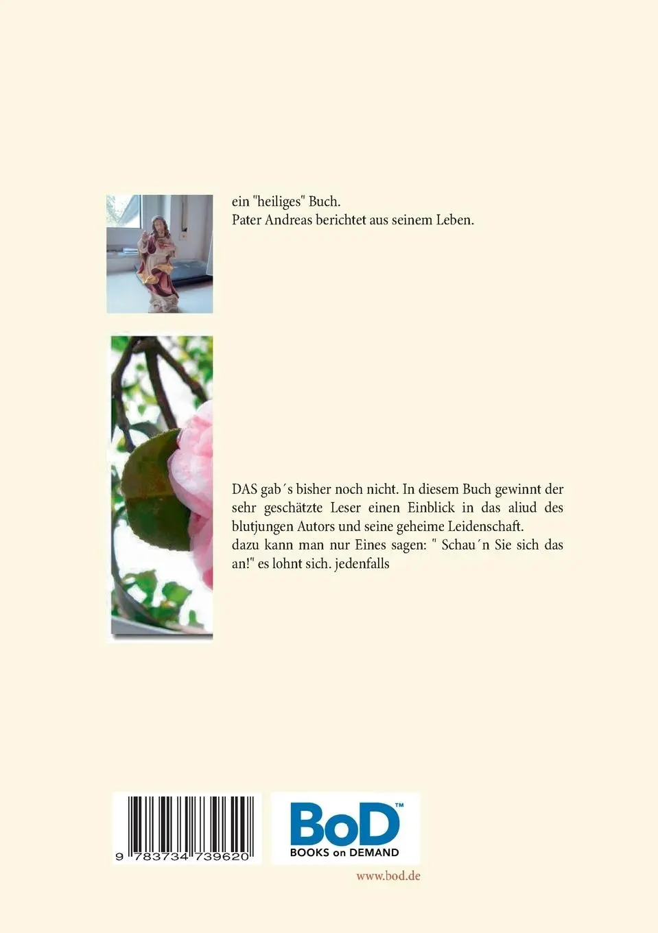 Rückseite: 9783734739620 | Pater Andreas | der Lateiner | André Heresch | Taschenbuch | 60 S.