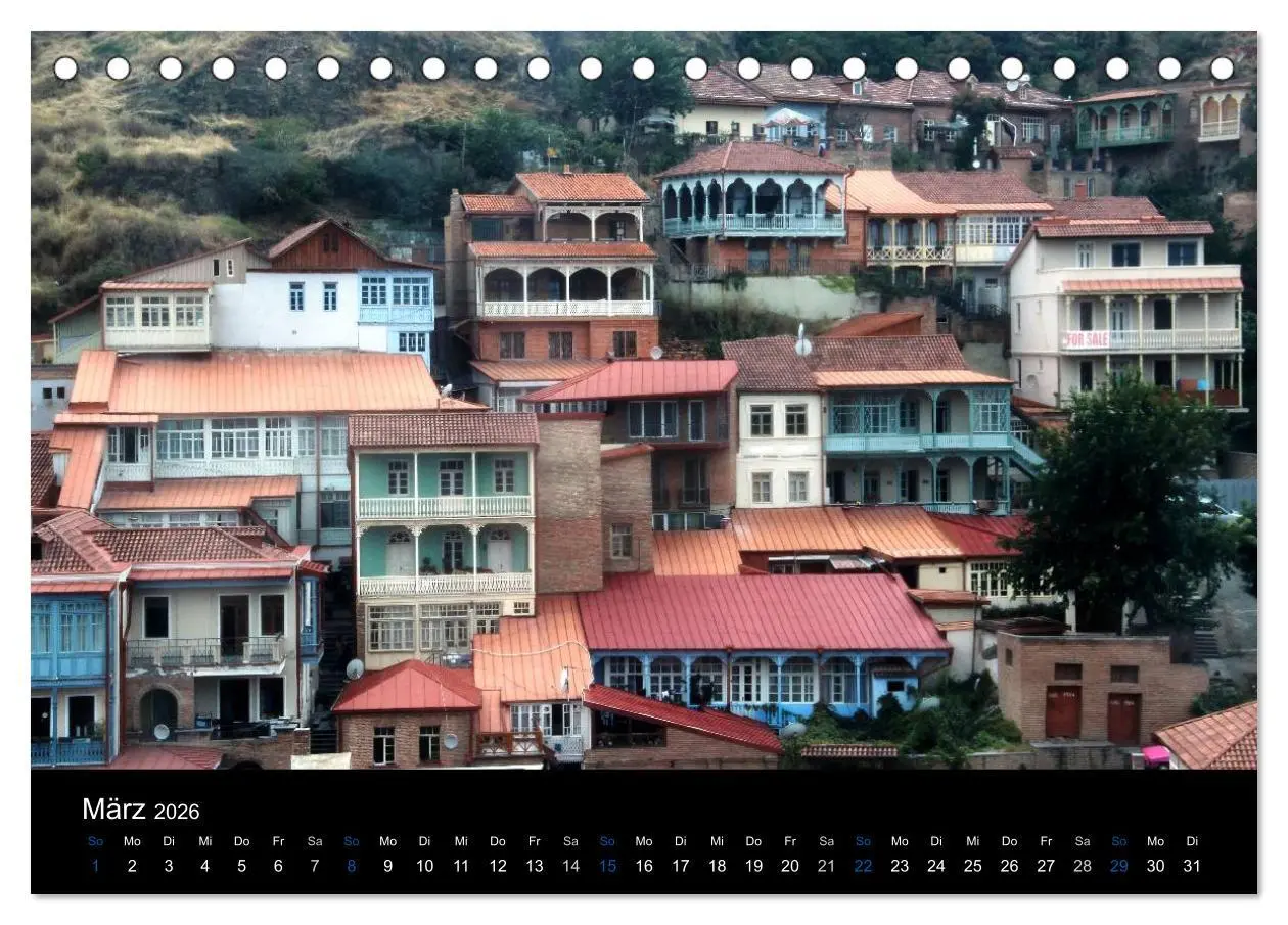 Bild: 9783457909720 | Georgien (Tischkalender 2026 DIN A5 quer), CALVENDO Monatskalender