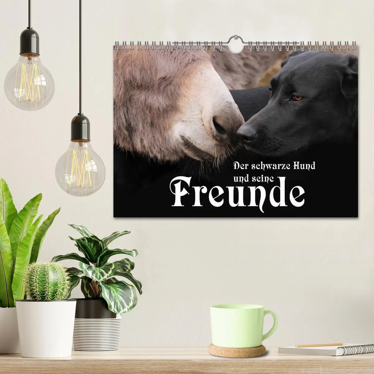 Bild: 9783516099720 | Der schwarze Hund und seine Freunde (Wandkalender 2026 DIN A4...