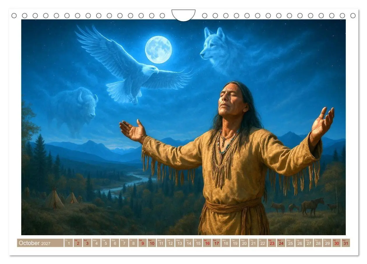 Bild: 9783516929720 | Spiritual Native American (Wall Calendar 2027 DIN A4 landscape),...