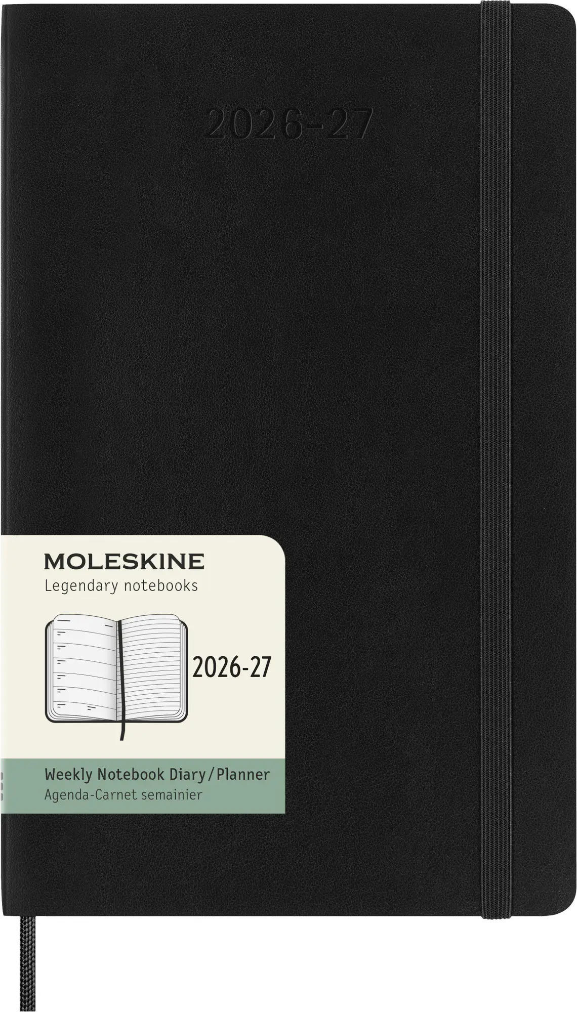 Cover: 8056999279820 | Moleskine 18 Monate Wochenkalender 2026/2027, L/A5, 1 Wo = 1 Seite,...