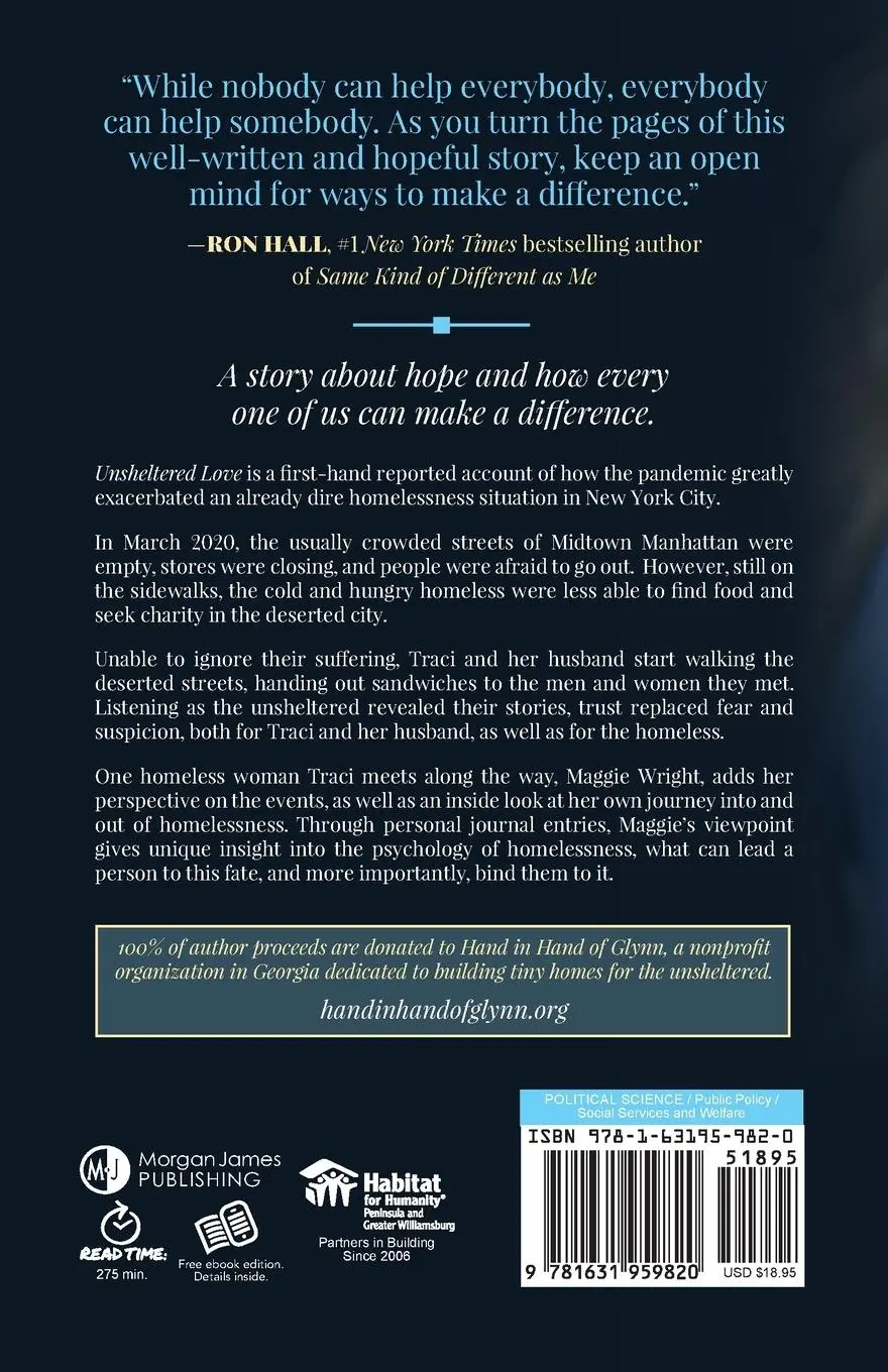 Rückseite: 9781631959820 | Unsheltered Love | Homelessness, Hunger and Hope in a City under Siege