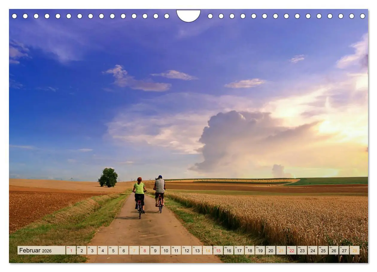 Bild: 9783457689820 | Fahrradfahren - Lust auf Natur (Wandkalender 2026 DIN A4 quer),...