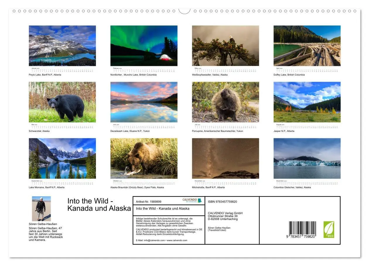 Bild: 9783457759820 | Into the Wild - Kanada und Alaska (hochwertiger Premium...