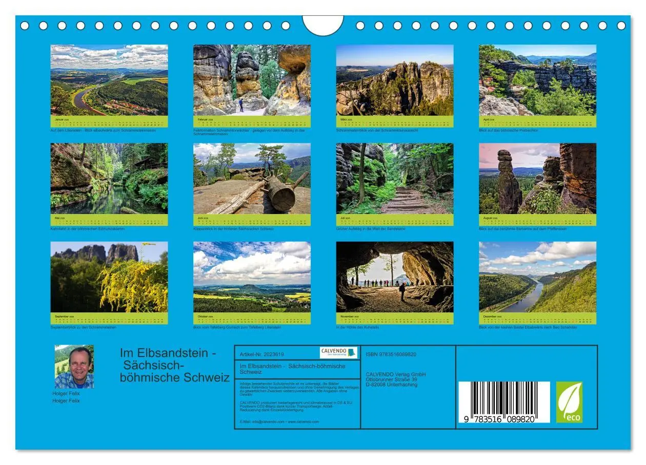 Bild: 9783516089820 | Im Elbsandstein - Sächsisch-böhmische Schweiz (Wandkalender 2026...