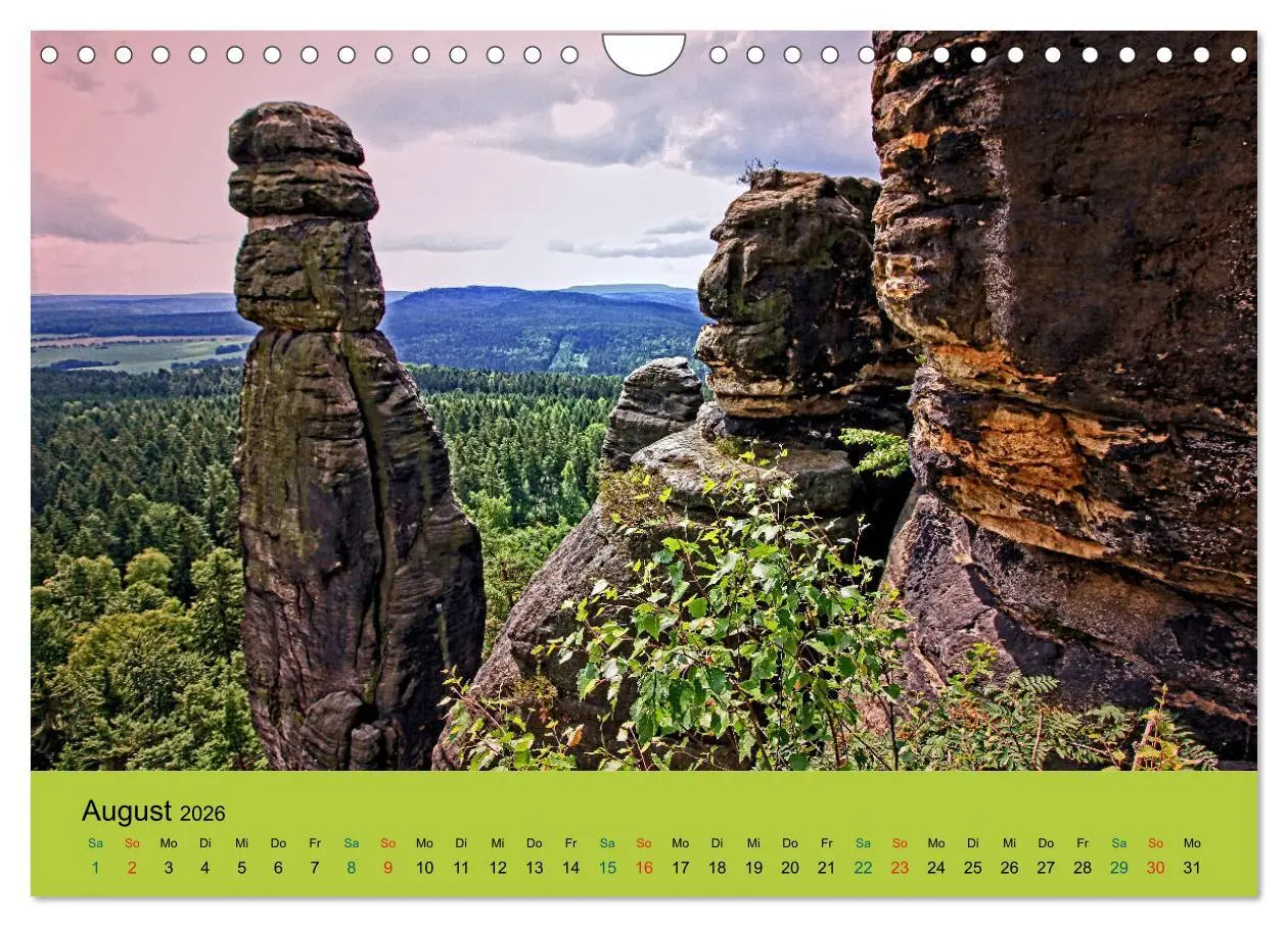 Bild: 9783516089820 | Im Elbsandstein - Sächsisch-böhmische Schweiz (Wandkalender 2026...
