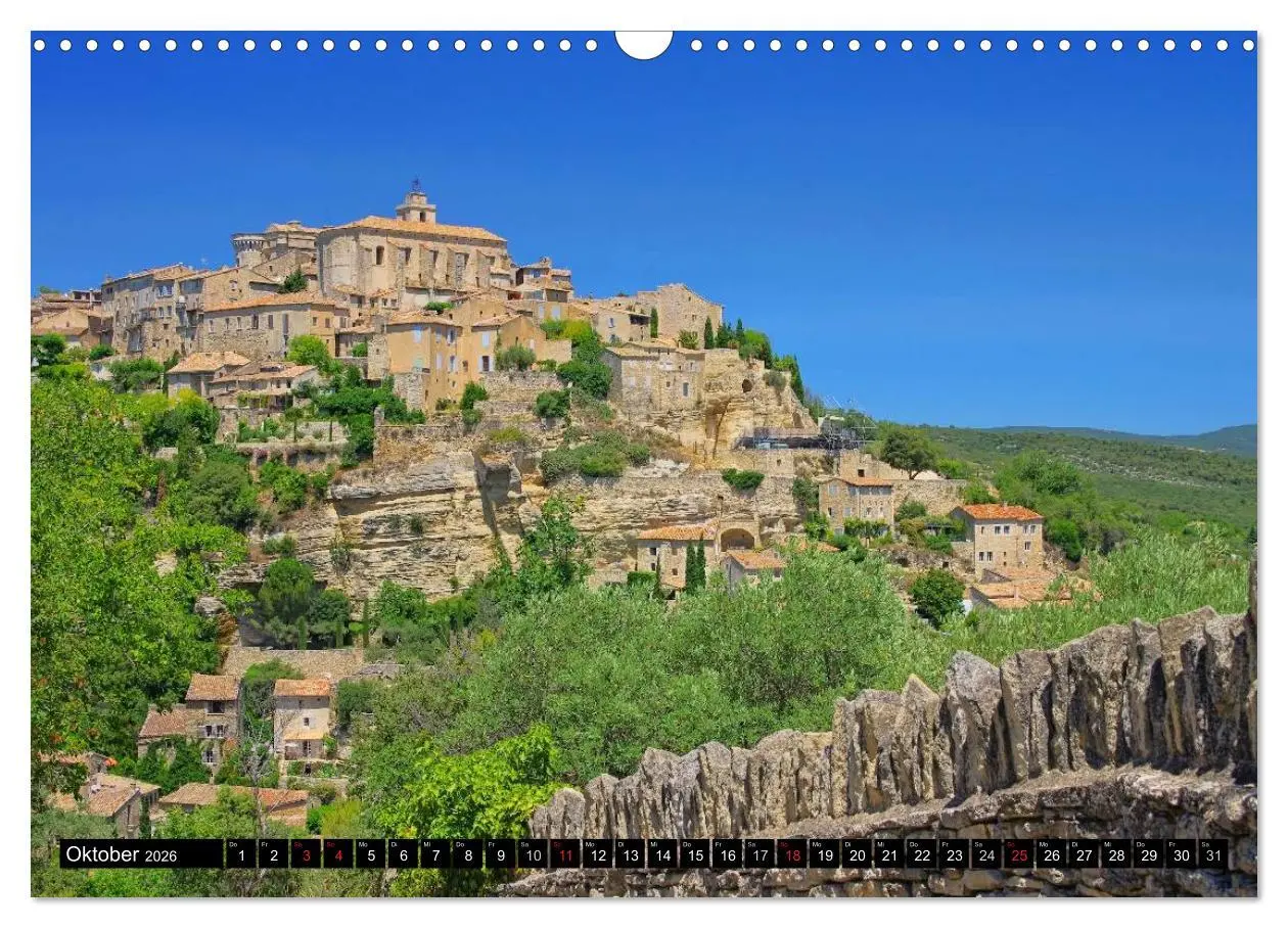 Bild: 9783516159820 | Provence (Wandkalender 2026 DIN A3 quer), CALVENDO Monatskalender