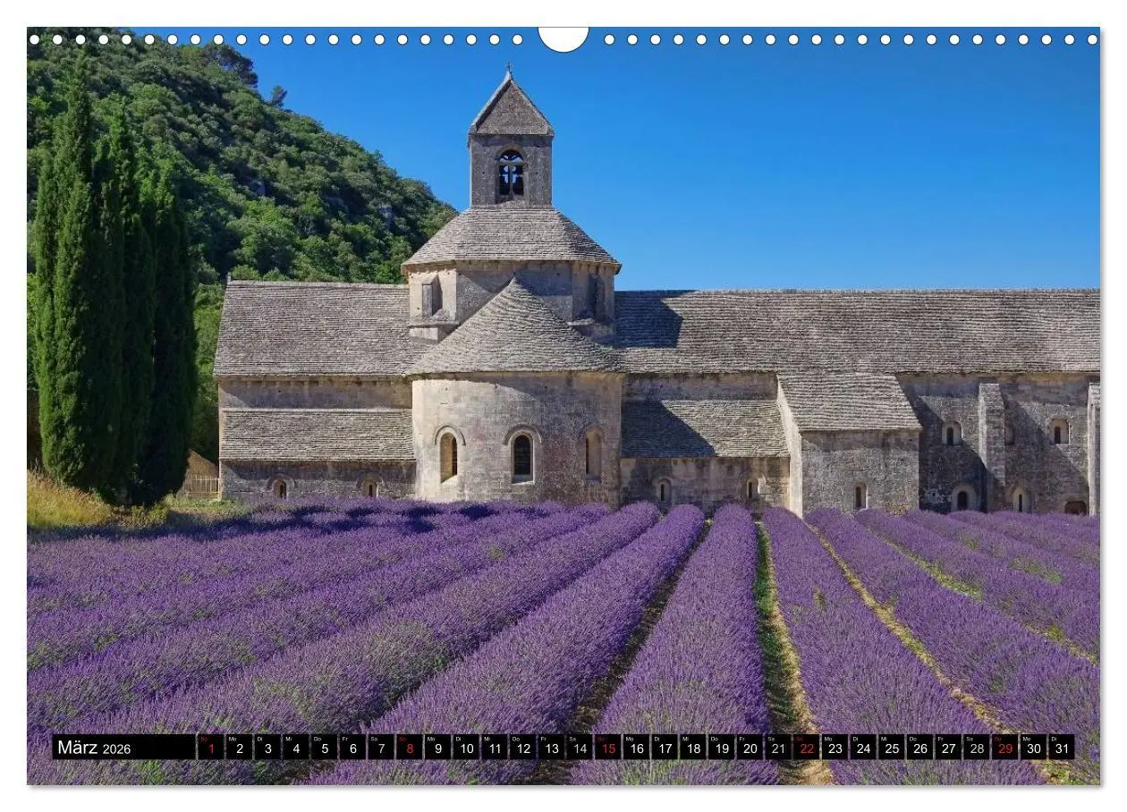 Bild: 9783516159820 | Provence (Wandkalender 2026 DIN A3 quer), CALVENDO Monatskalender