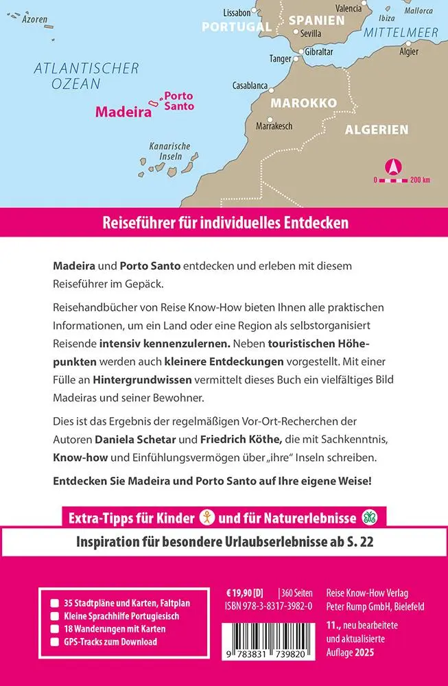 Rückseite: 9783831739820 | Reise Know-How Reiseführer Madeira und Porto Santo mit 18...