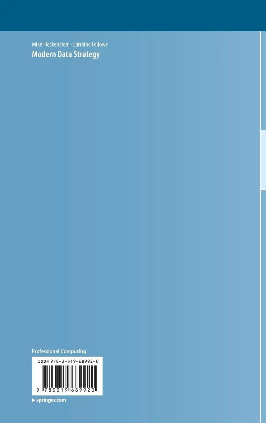 Rückseite: 9783319689920 | Modern Data Strategy | Lorraine Fellows (u. a.) | Buch | xix | 2018