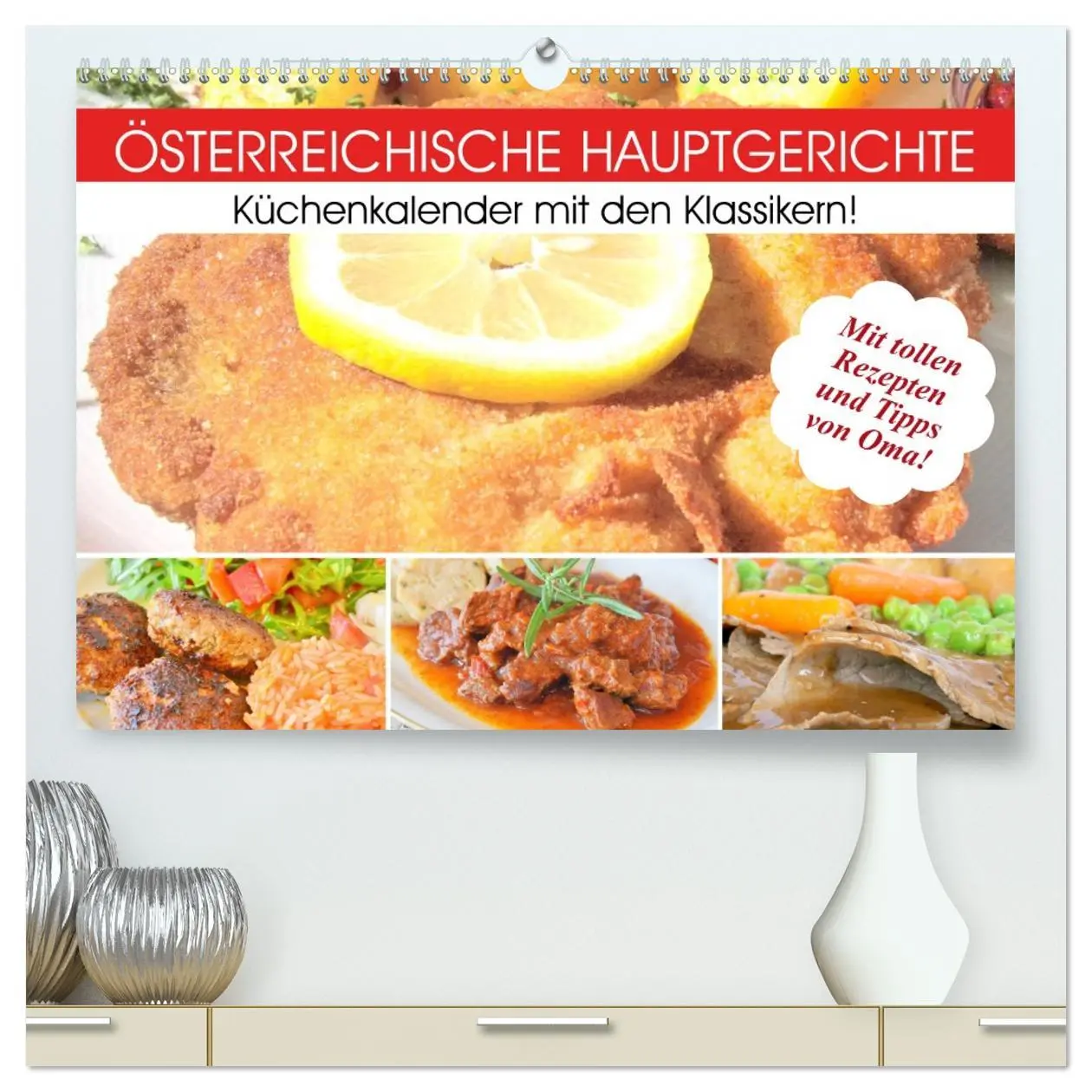 Cover: 9783457679920 | Österreichische Hauptgerichte. Küchenkalender mit den Klassikern!...