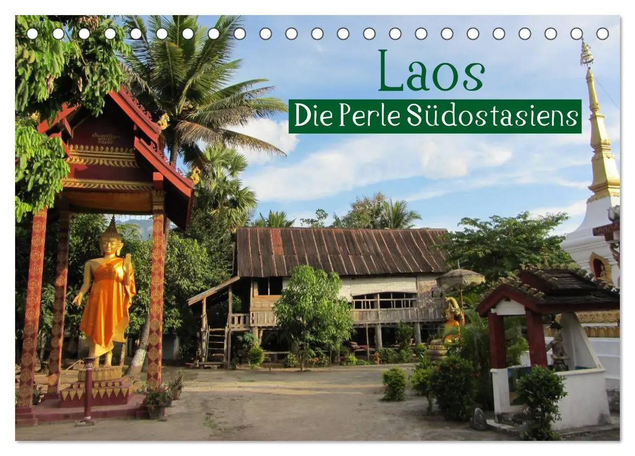 Cover: 9783457749920 | Laos - Die Perle Südostasiens (Tischkalender 2026 DIN A5 quer),...