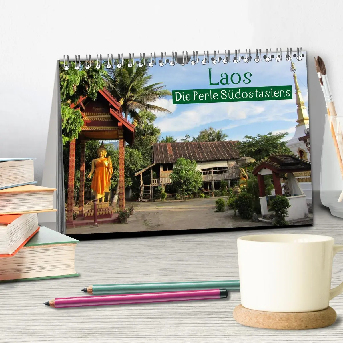 Bild: 9783457749920 | Laos - Die Perle Südostasiens (Tischkalender 2026 DIN A5 quer),...