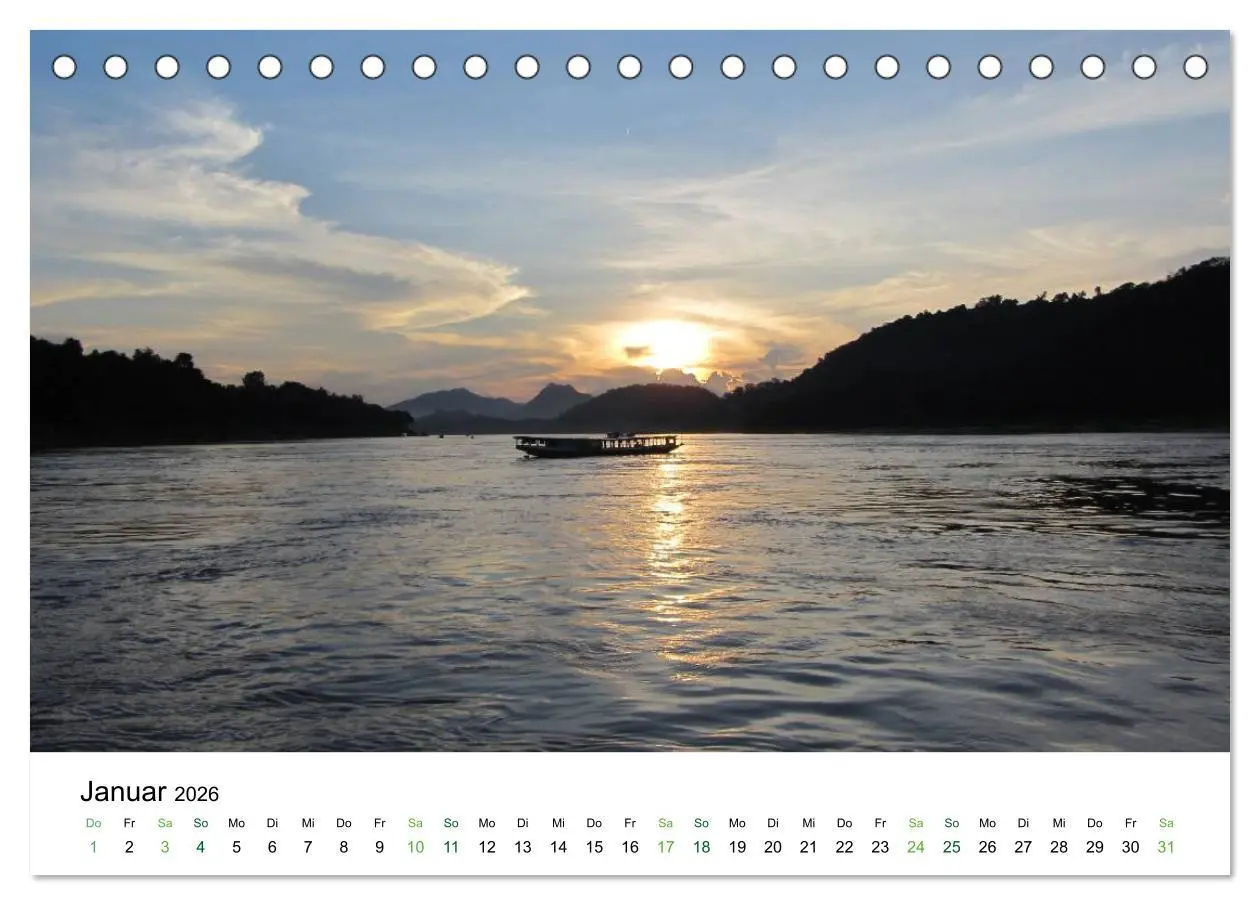 Bild: 9783457749920 | Laos - Die Perle Südostasiens (Tischkalender 2026 DIN A5 quer),...