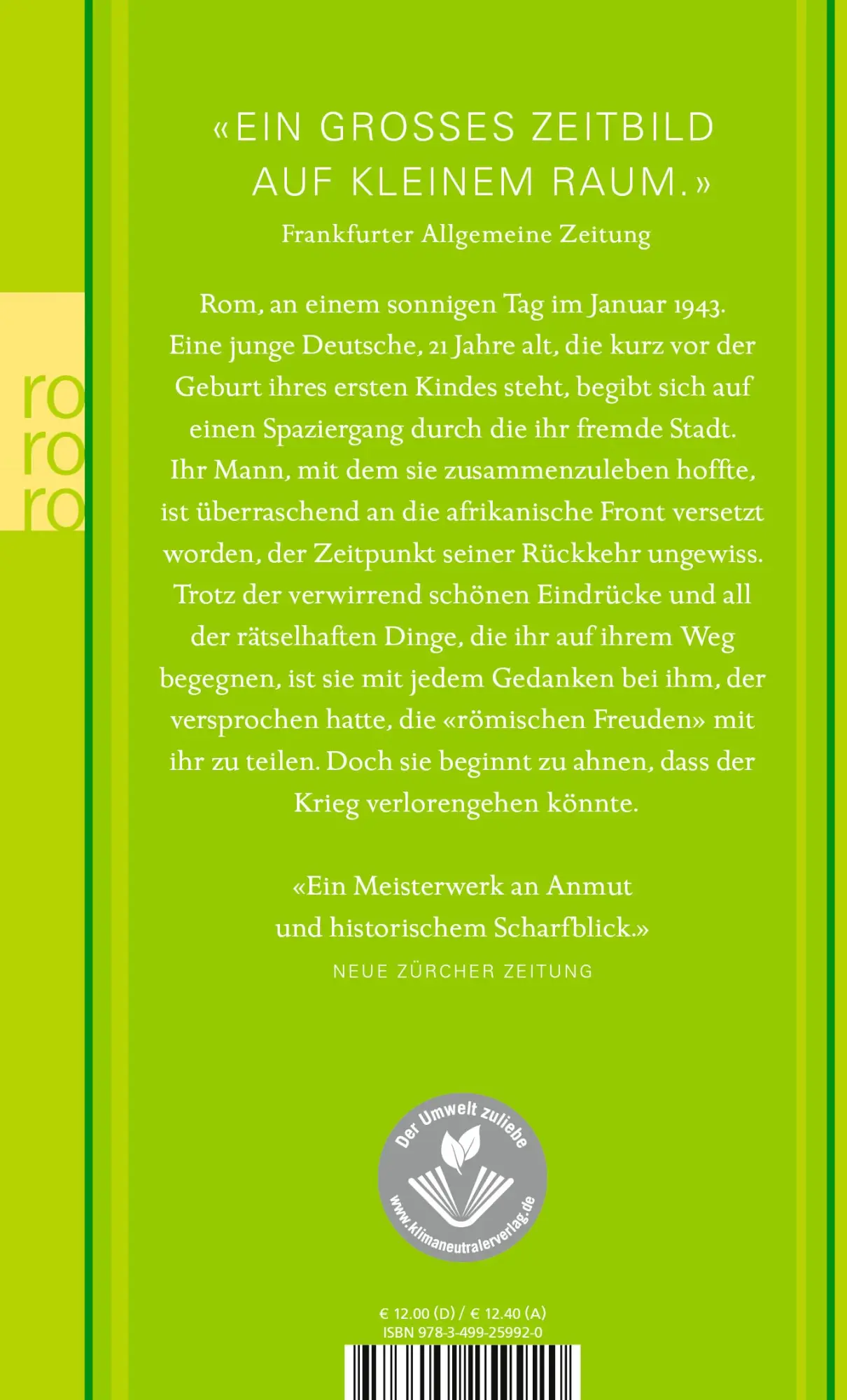 Rückseite: 9783499259920 | Bildnis der Mutter als junge Frau | Werkausgabe in Einzelbänden | Buch