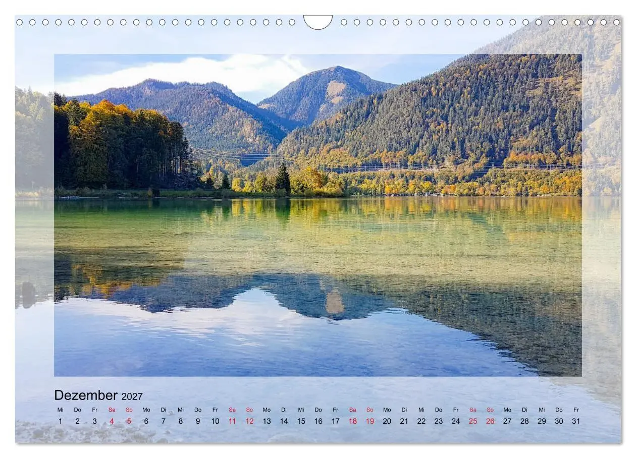 Bild: 9783569619920 | Walchensee (Wandkalender 2027 DIN A3 quer), CALVENDO Monatskalender