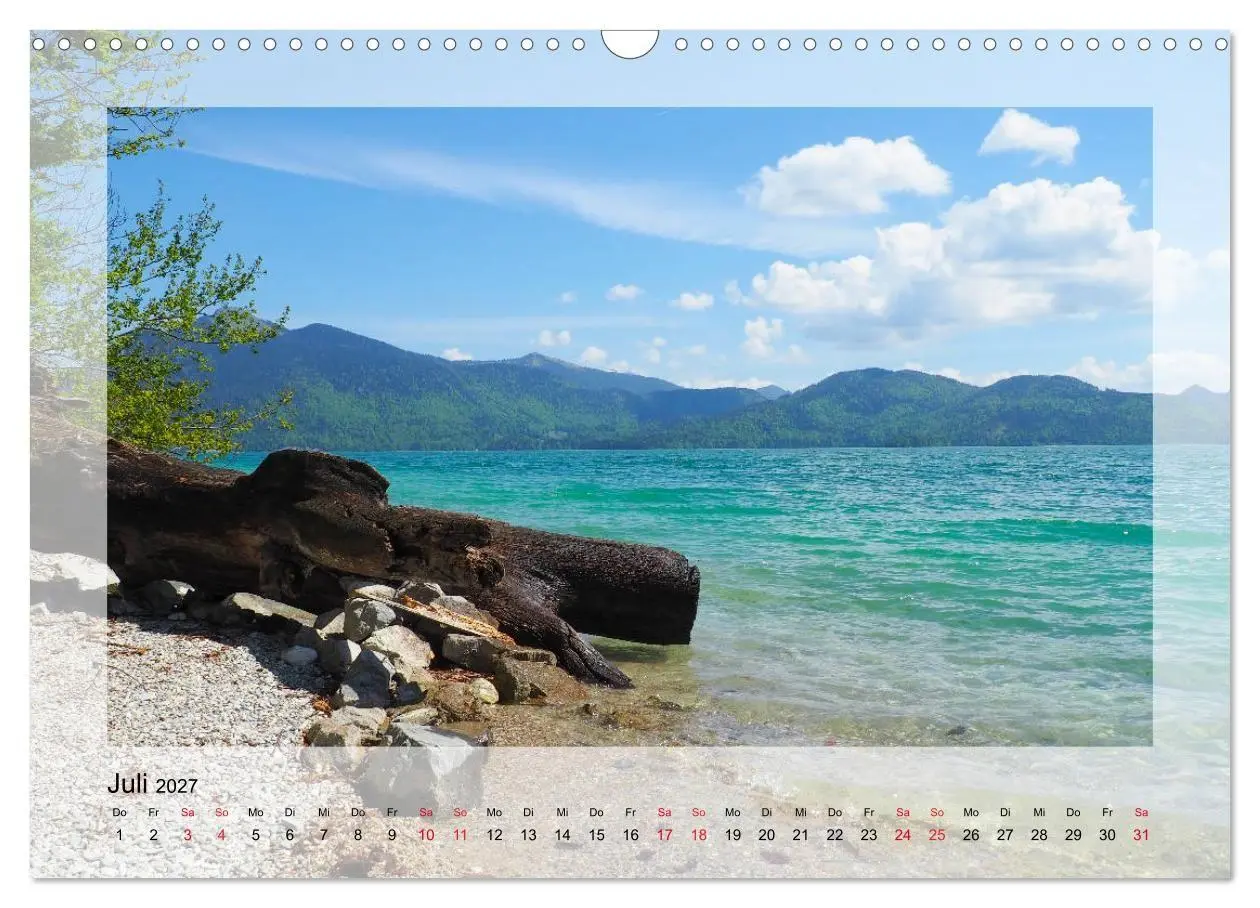 Bild: 9783569619920 | Walchensee (Wandkalender 2027 DIN A3 quer), CALVENDO Monatskalender