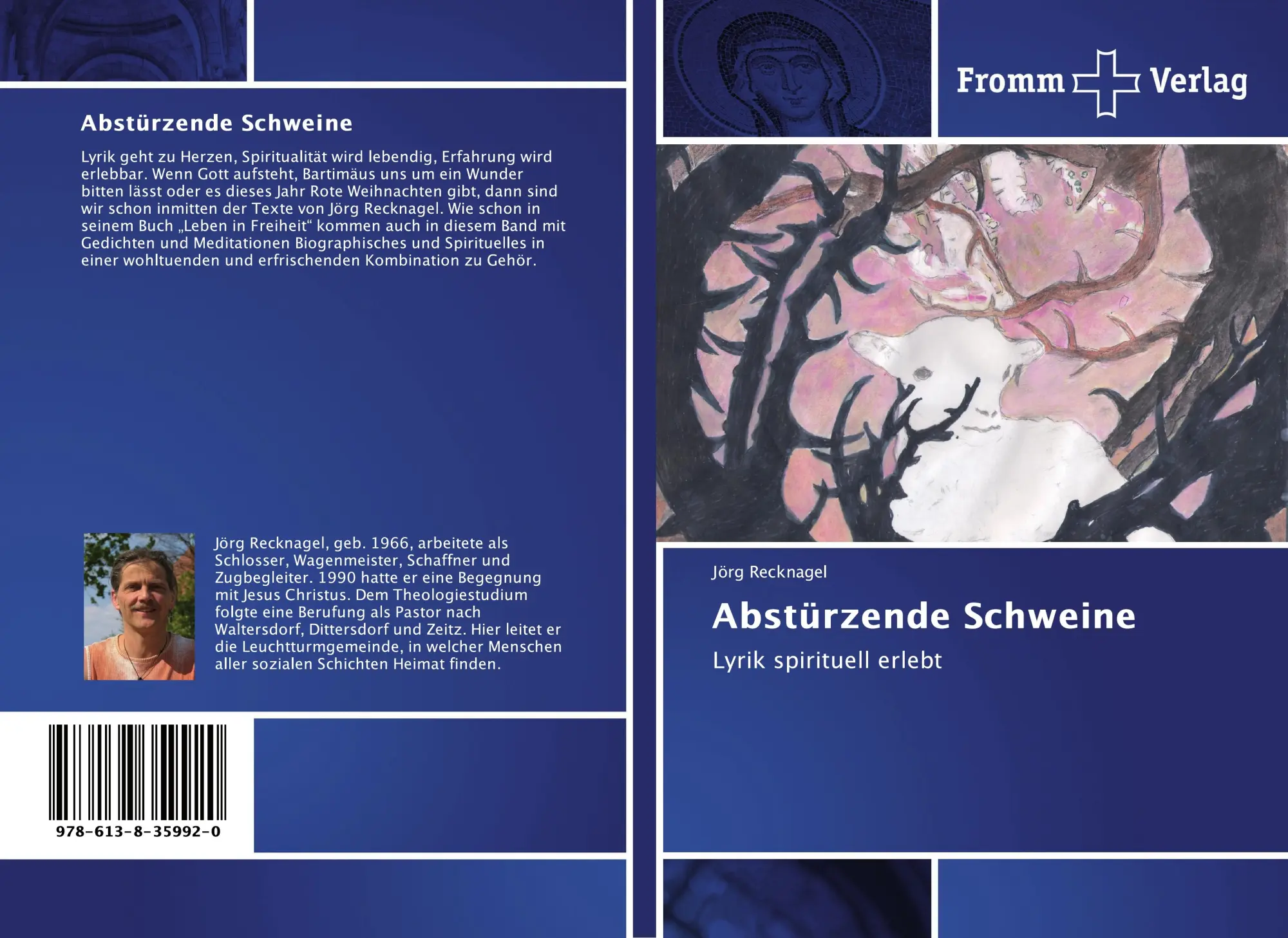 Cover: 9786138359920 | Abstürzende Schweine | Lyrik spirituell erlebt | Jörg Recknagel | Buch