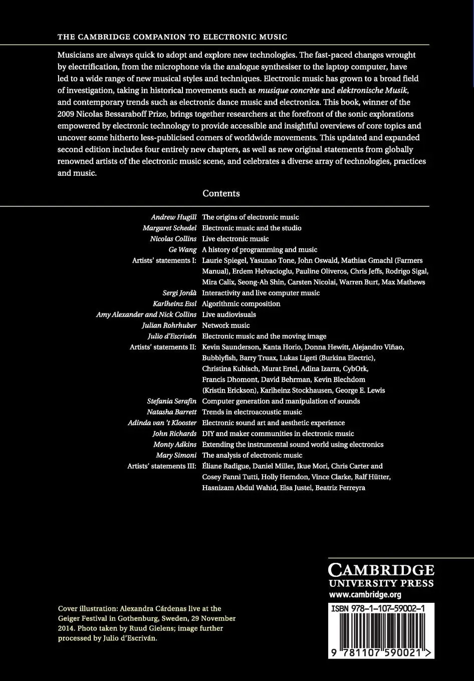 Rückseite: 9781107590021 | The Cambridge Companion to Electronic Music | Nick Collins (u. a.)