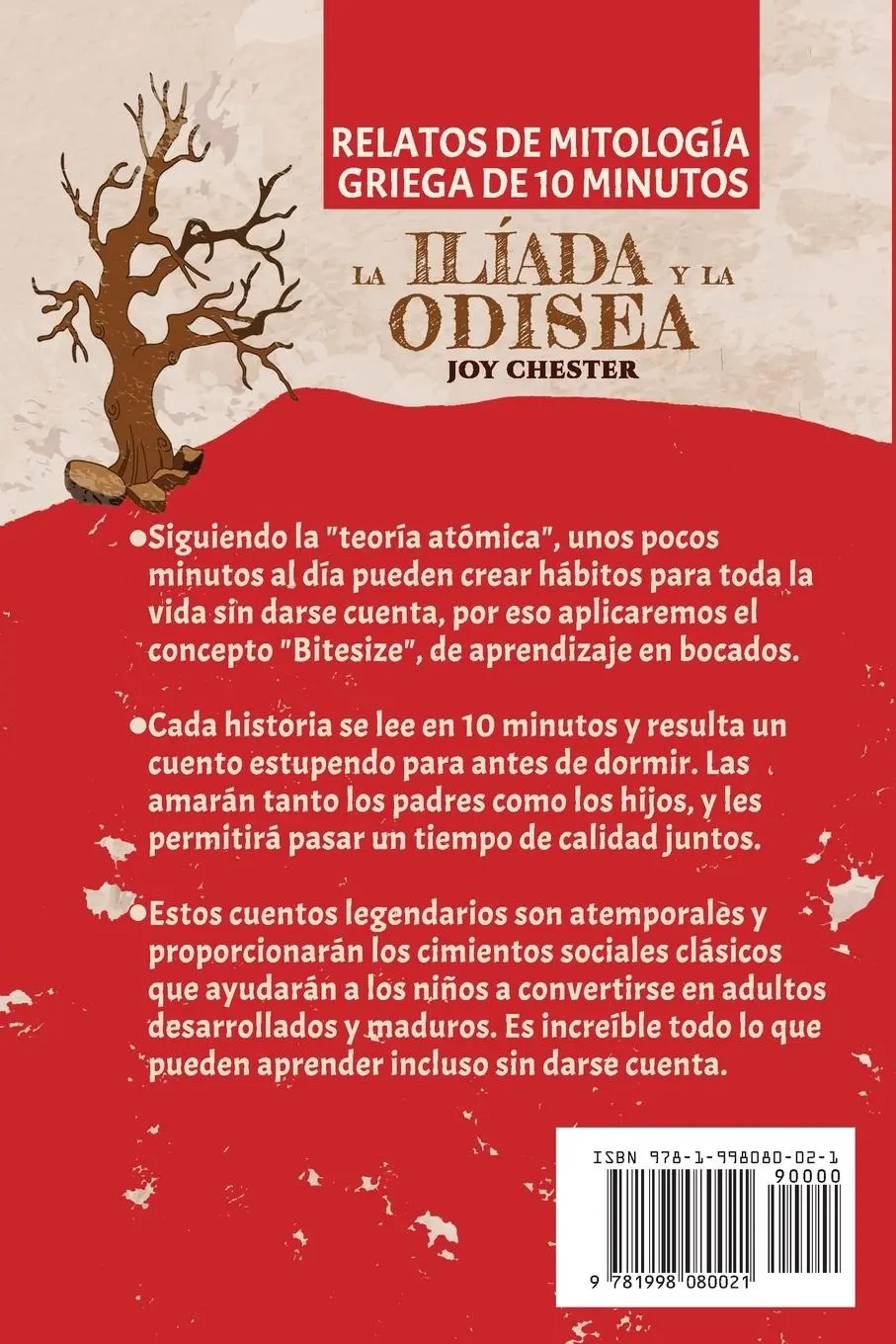 Rückseite: 9781998080021 | Relatos de la mitología griega en 10 minutos | La Ilíada y La Odisea