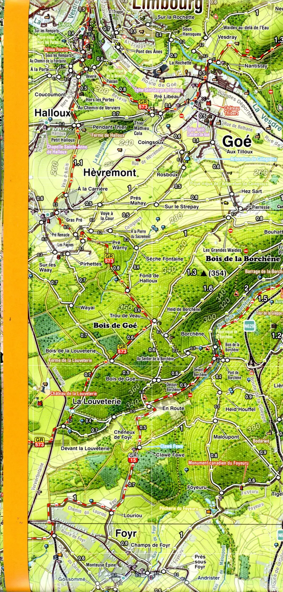 Bild: 9782390160021 | Hautes Fagnes 1 : 25.000 | Ardennen Wanderkarte | (Land-)Karte | 2017