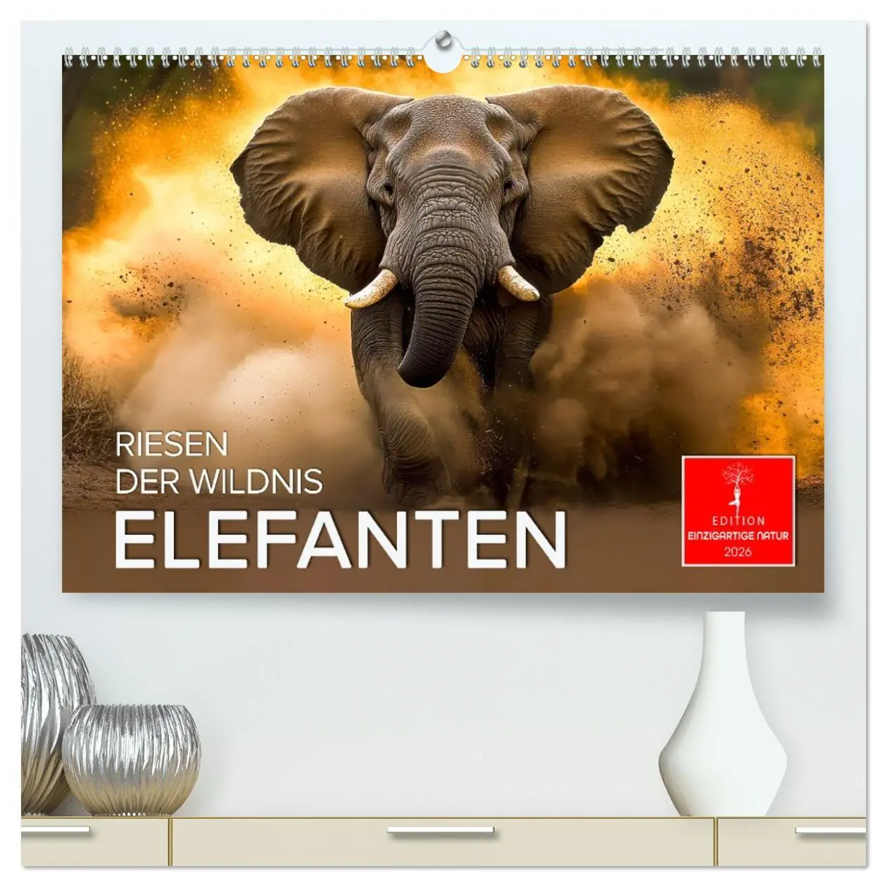 Cover: 9783457310021 | Elefanten - Riesen der Wildnis (hochwertiger Premium Wandkalender...