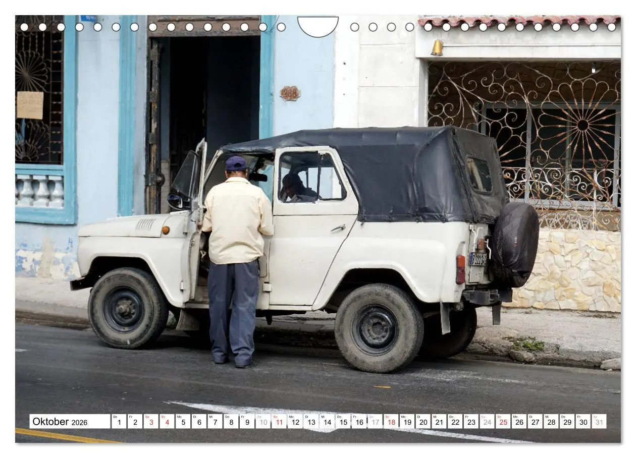 Bild: 9783457790021 | Sowjet-Legende - Der Geländewagen UAZ-469 in Kuba (Wandkalender...