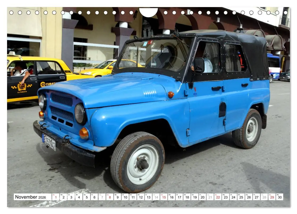 Bild: 9783457790021 | Sowjet-Legende - Der Geländewagen UAZ-469 in Kuba (Wandkalender...