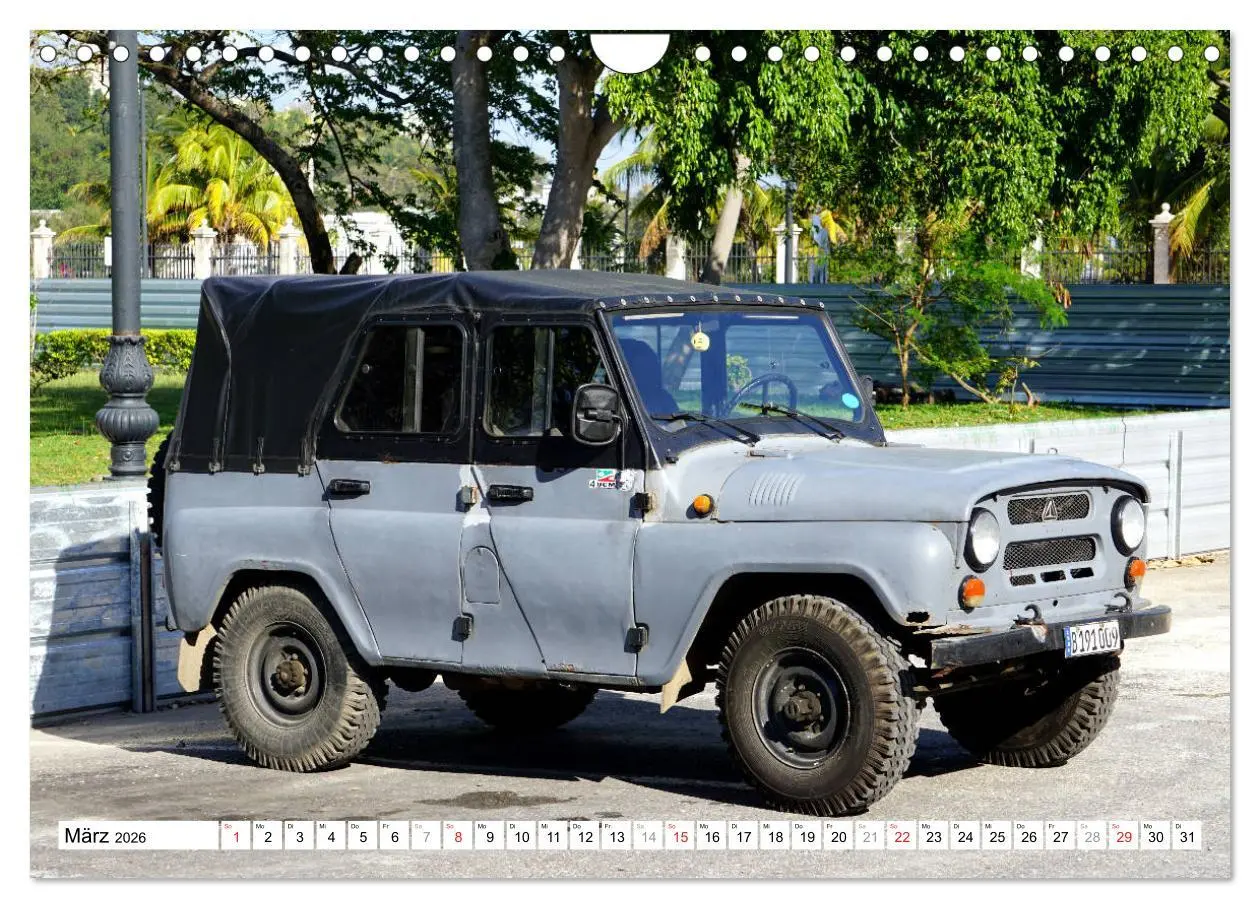 Bild: 9783457790021 | Sowjet-Legende - Der Geländewagen UAZ-469 in Kuba (Wandkalender...