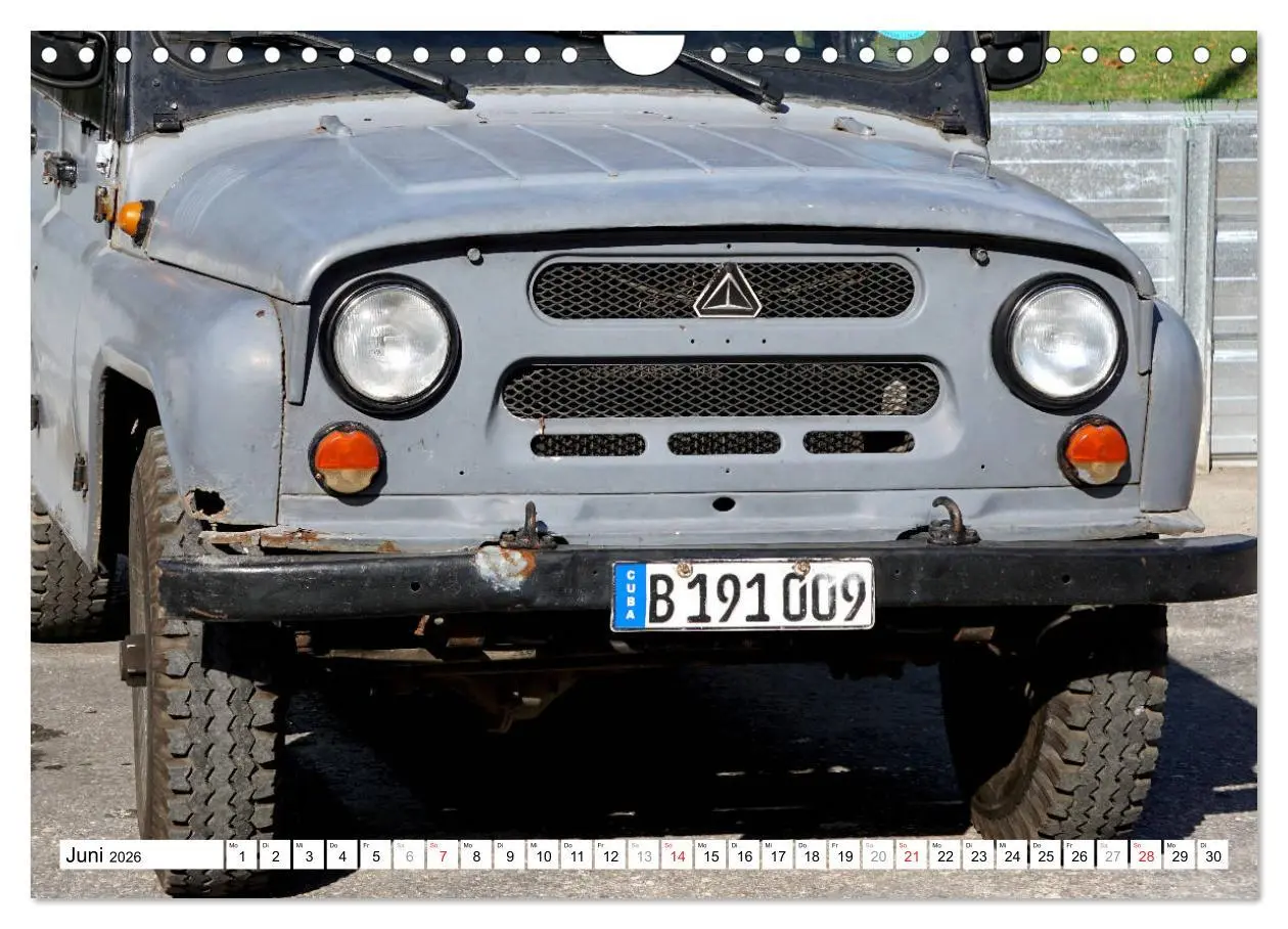 Bild: 9783457790021 | Sowjet-Legende - Der Geländewagen UAZ-469 in Kuba (Wandkalender...