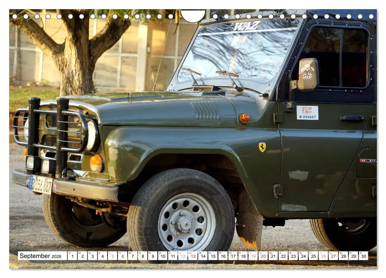 Bild: 9783457790021 | Sowjet-Legende - Der Geländewagen UAZ-469 in Kuba (Wandkalender...