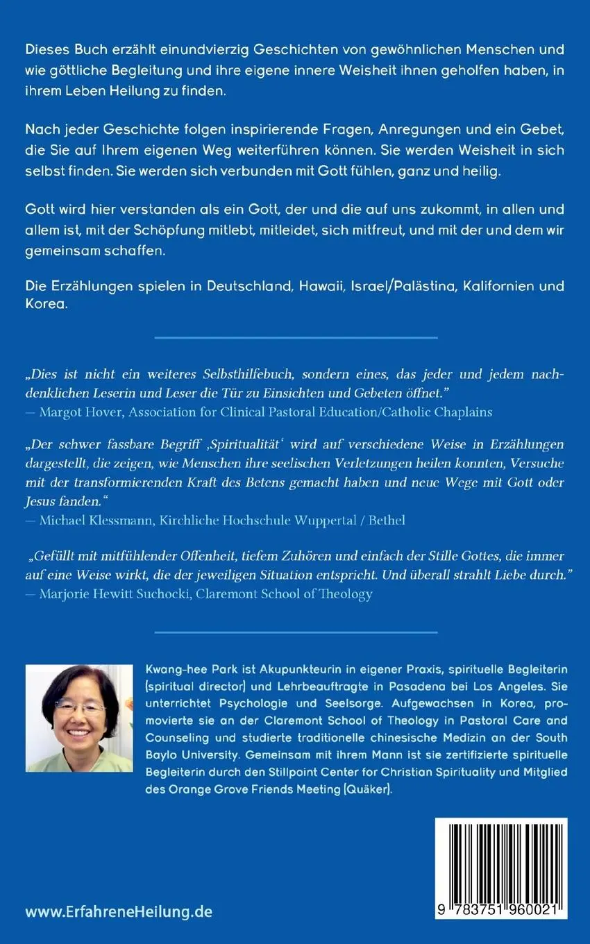 Rückseite: 9783751960021 | Erfahrene Heilung | Spirituelle Erzählungen | Kwang-Hee Park | Buch