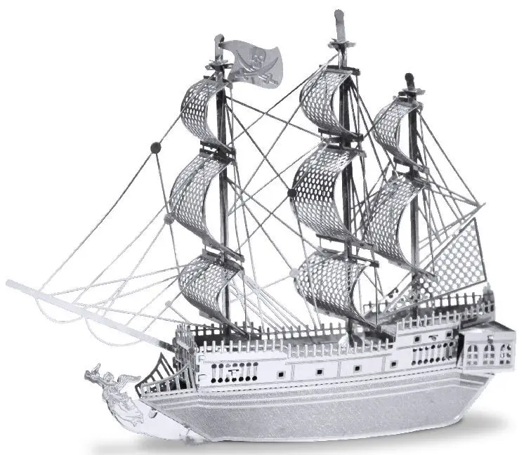 Cover: 32309010121 | Metal Earth: Black Pearl | Steel Model Kit | 502600 | 2018 | InVento
