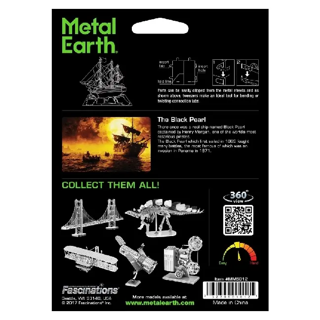Bild: 32309010121 | Metal Earth: Black Pearl | Steel Model Kit | 502600 | 2018 | InVento