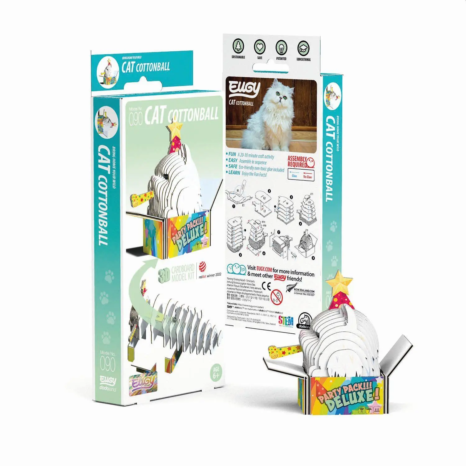Cover: 9421036940121 | EUGY - 3D Bastelset Persische Katze | Eugy | Kit (Bastelset) | 650090