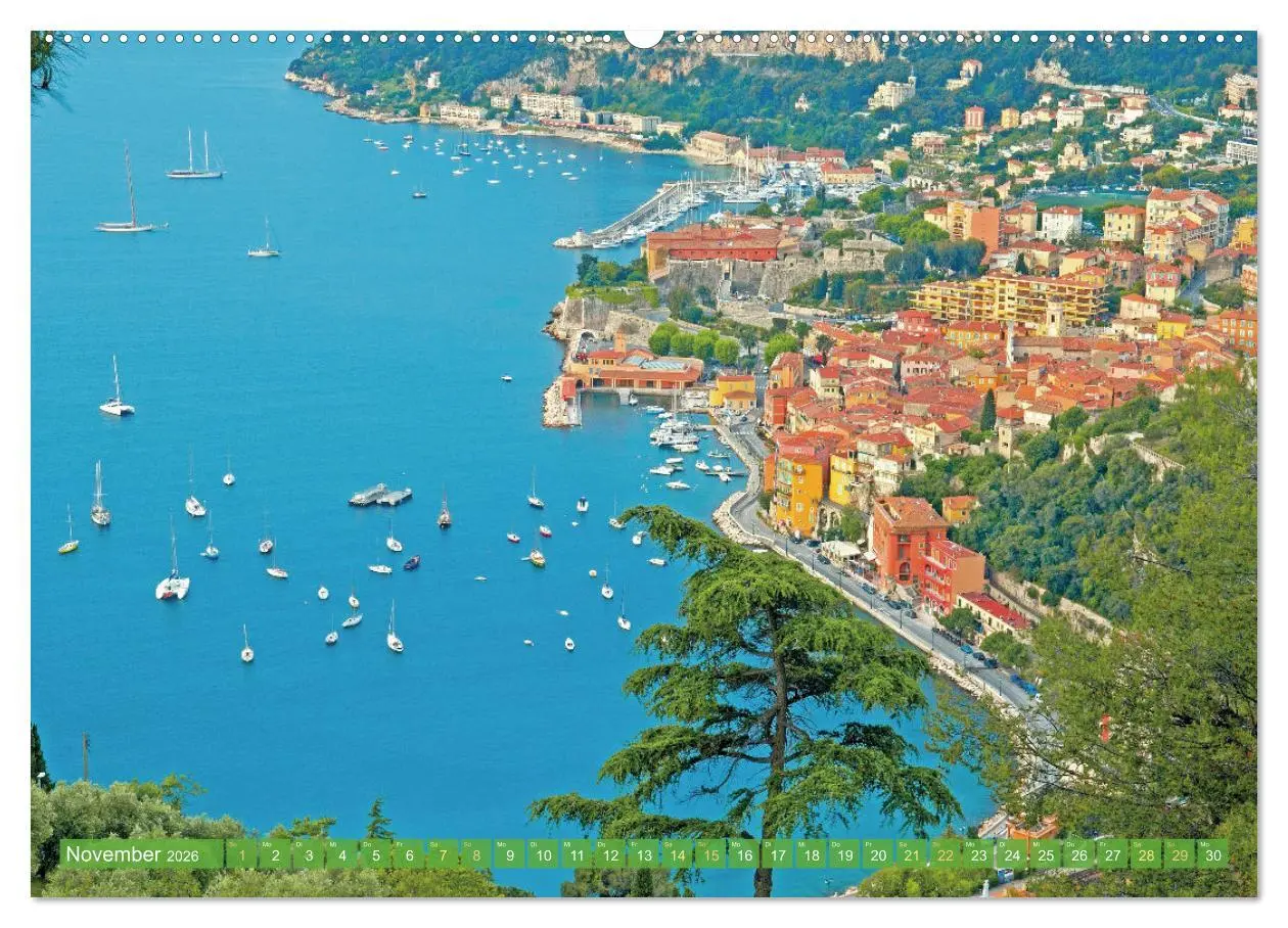 Bild: 9783457470121 | Lebendige Cote d'Azur: Die azurblaue Küste (Wandkalender 2026 DIN...