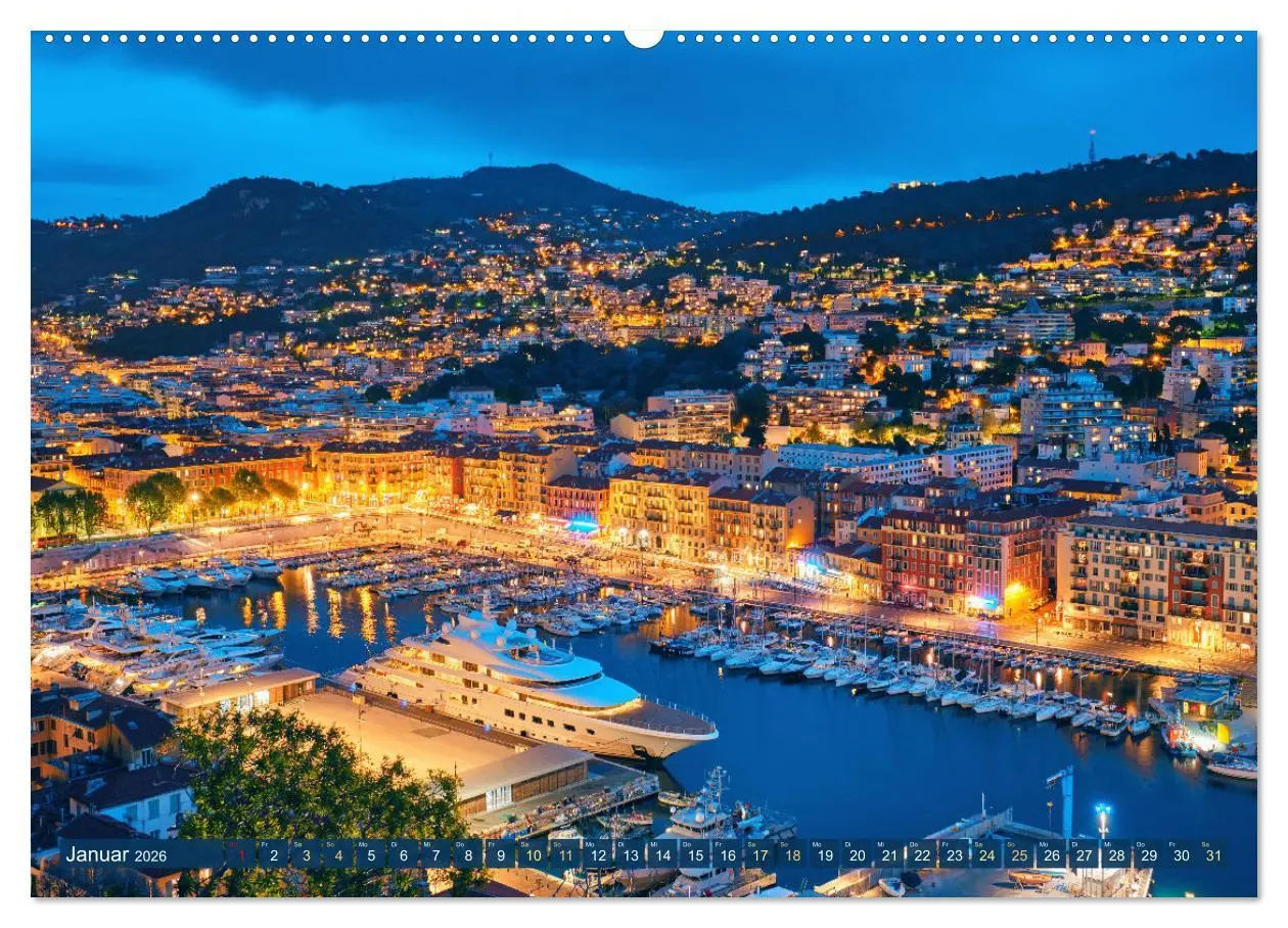 Bild: 9783457470121 | Lebendige Cote d'Azur: Die azurblaue Küste (Wandkalender 2026 DIN...