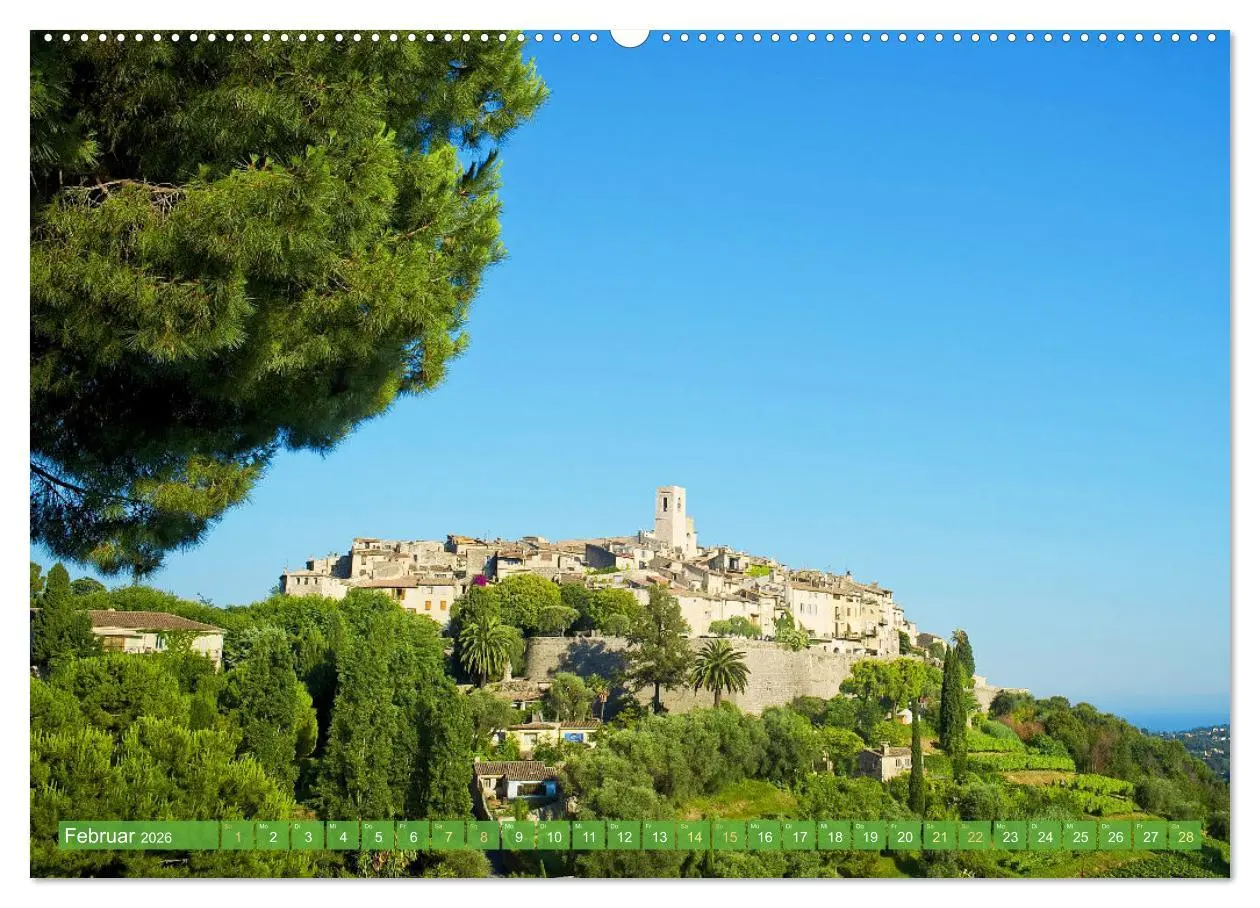 Bild: 9783457470121 | Lebendige Cote d'Azur: Die azurblaue Küste (Wandkalender 2026 DIN...