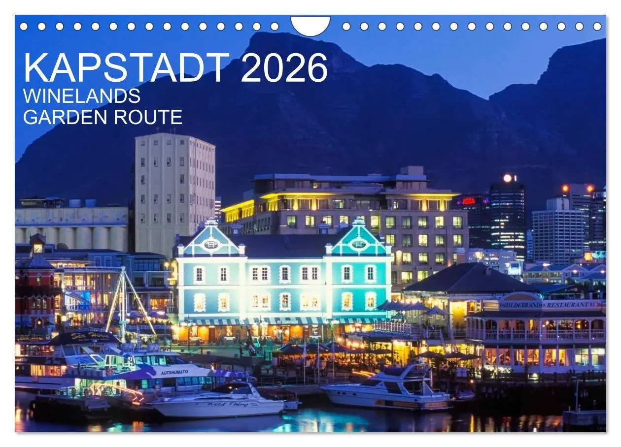 Cover: 9783516180121 | Kapstadt, Winelands und Garden Route (Wandkalender 2026 DIN A4...