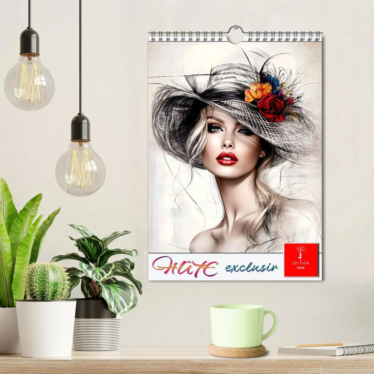 Bild: 9783516250121 | Hüte exclusiv (Wandkalender 2026 DIN A4 hoch), CALVENDO Monatskalender