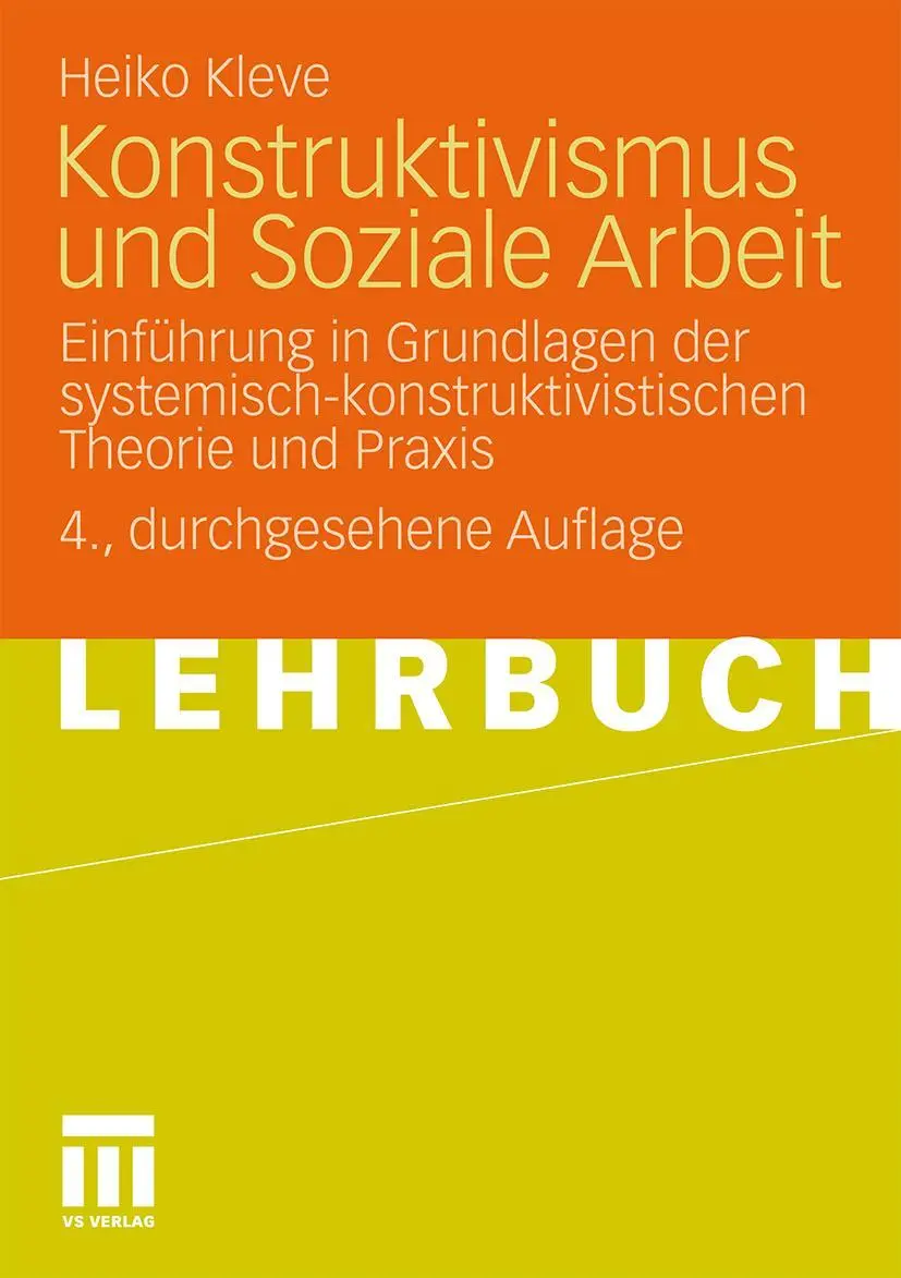 Cover: 9783531170121 | Konstruktivismus und Soziale Arbeit | Heiko Kleve | Taschenbuch | 2010