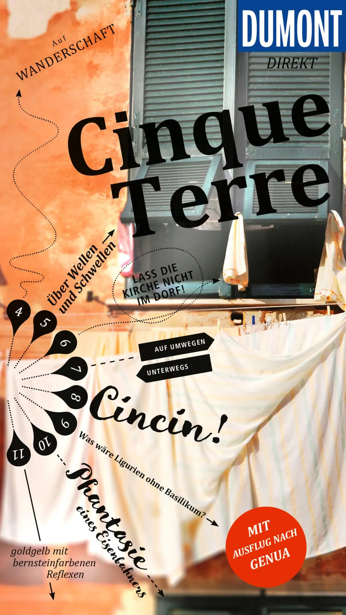 Cover: 9783616000121 | DUMONT direkt Reiseführer Cinque Terre | Mit großem Faltplan | Hauer