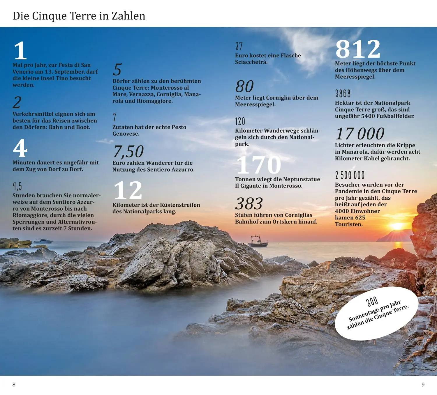 Bild: 9783616000121 | DUMONT direkt Reiseführer Cinque Terre | Mit großem Faltplan | Hauer